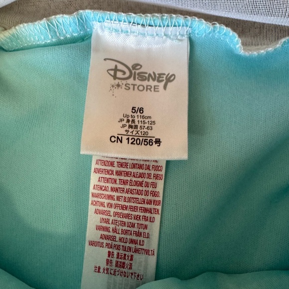 EUC Disney Frozen Ice Blue Princess Dress Size 5/6 - Picture 3 of 3